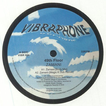 49th Floor – Zamani (12", Vibraphone Records, 2023) Front Cover