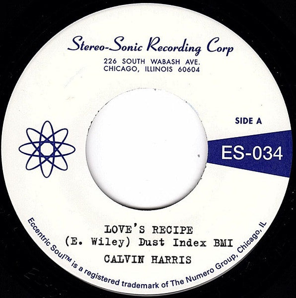 Calvin Harris (5) : Love's Recipe (7", Single)