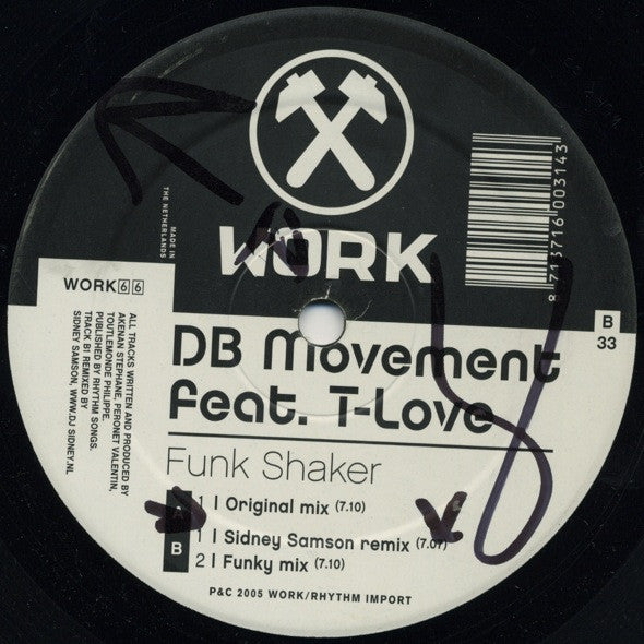 DB Movement Feat. T-Love : Funk Shaker (12")