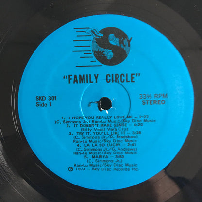 Family Circle* : Family Circle (LP, Album, RE)