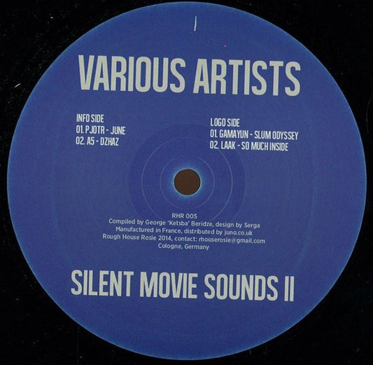 Various – Silent Movie Sounds II (33 ⅓ RPM, Rough House Rosie, 2014) Front Cover