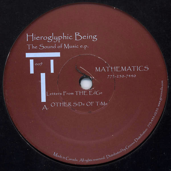 Hieroglyphic Being : The Sound Of Music E.P. (12", EP)