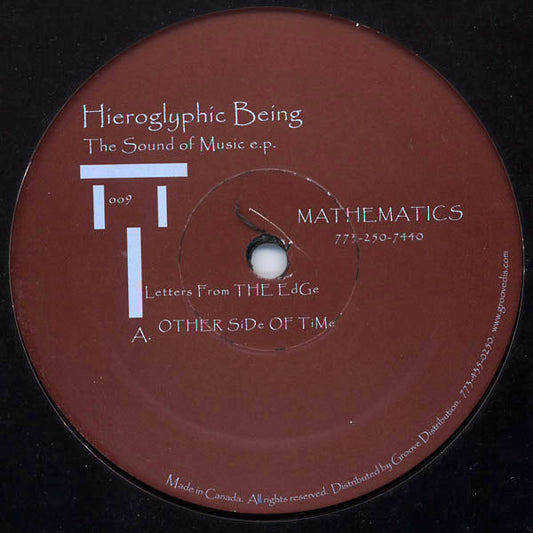Hieroglyphic Being : The Sound Of Music E.P. (12", EP)