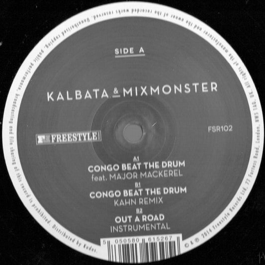 Kalbata & Mixmonster : Congo Beat The Drum (12")