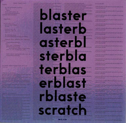 James Hoff : Blaster (LP)