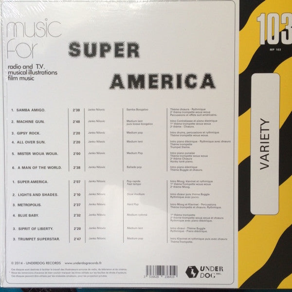 Janko Nilovic : Super America (LP, Album, RE)