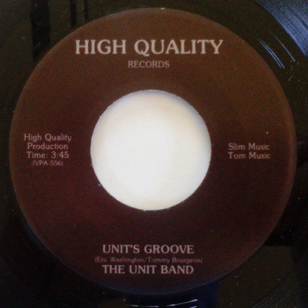 Unit Band : Unit’s Groove (7", Ltd, RE, RM)