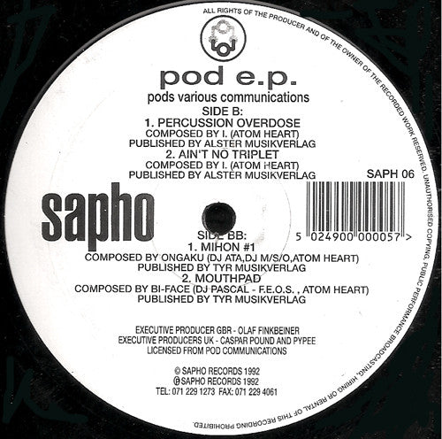 Various : Pod E.P. (12", EP, Comp)