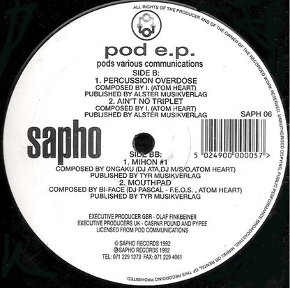 Various : Pod E.P. (12", EP, Comp)