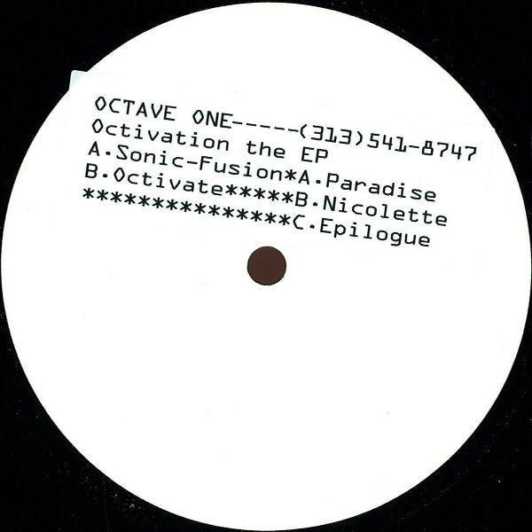 Octave One – Octivation - The EP (12", 430 West, 2015) Front Cover
