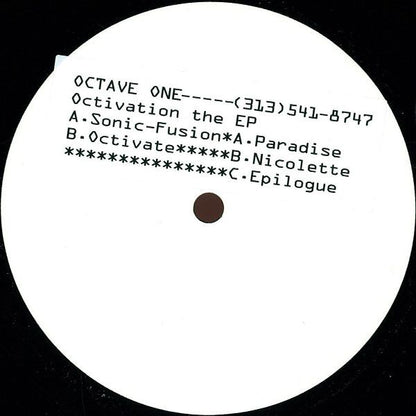 Octave One – Octivation - The EP (12", 430 West, 2015) Front Cover