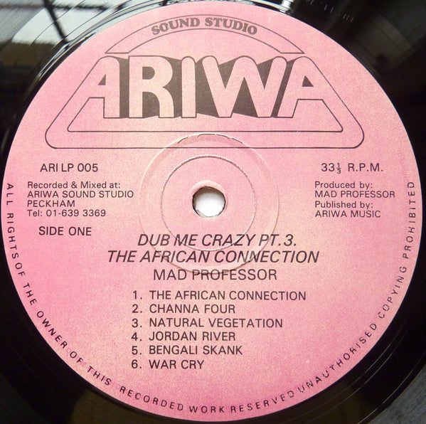 Mad Professor : Dub Me Crazy Pt.3: The African Connection (LP, Album)