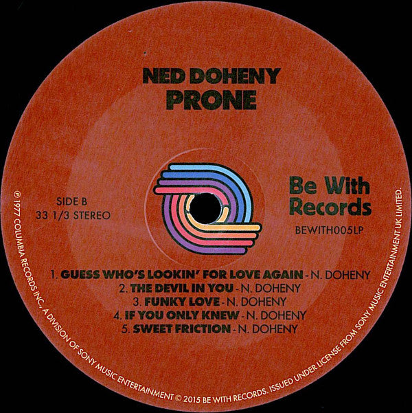 Ned Doheny : Prone (LP, Album, Ltd, RE, 180)