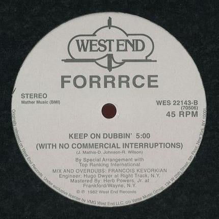 Forrrce : Keep On Dancin' (12", RE, RM)