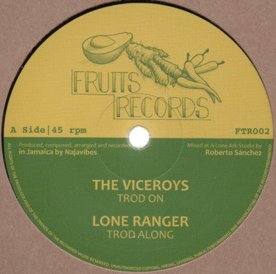 The Viceroys, Lone Ranger, Prince Alla : Trod On (12", Maxi)