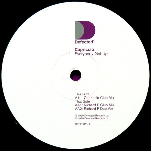 Capriccio : Everybody Get Up (Part 1) (12")