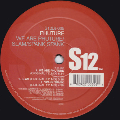 Phuture : We Are Phuture (12", RE)