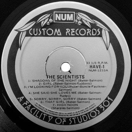 The Scientists (2) : The Scientists (LP, Album, RE)