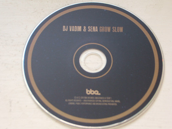 DJ Vadim & Sena : Grow Slow (CD, Album, Promo)