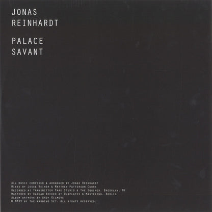 Jonas Reinhardt : Palace Savant (LP, Album)