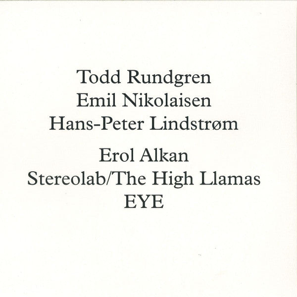 Todd Rundgren, Emil Nikolaisen, Lindstrøm : Runddans (Remixed) (12")