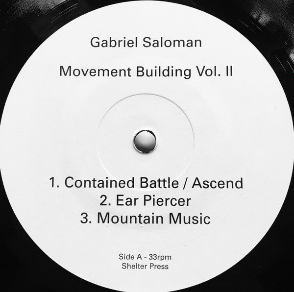 Gabriel Mindel Saloman : Movement Building Vol. II (LP, Album, Ltd)