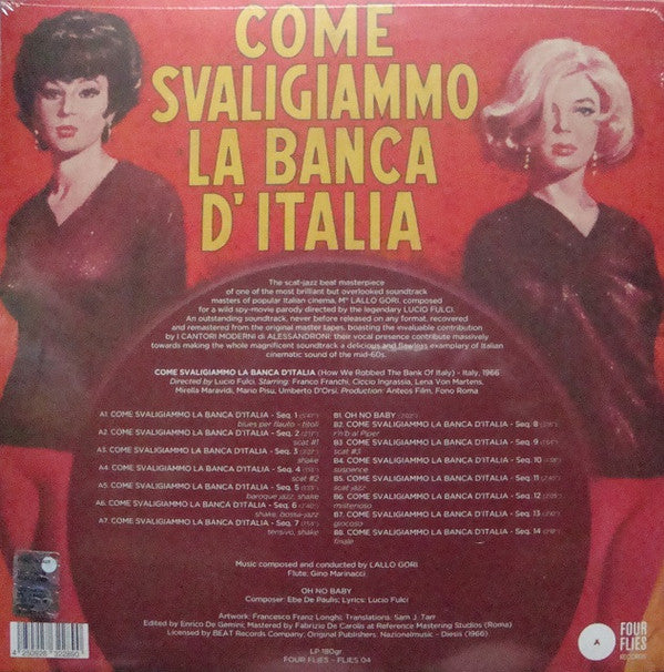 Lallo Gori, I Cantori Moderni di Alessandroni : Come Svaligiammo La Banca D'Italia (How We Robbed The Bank Of Italy) (LP, Album, Ltd, RM)