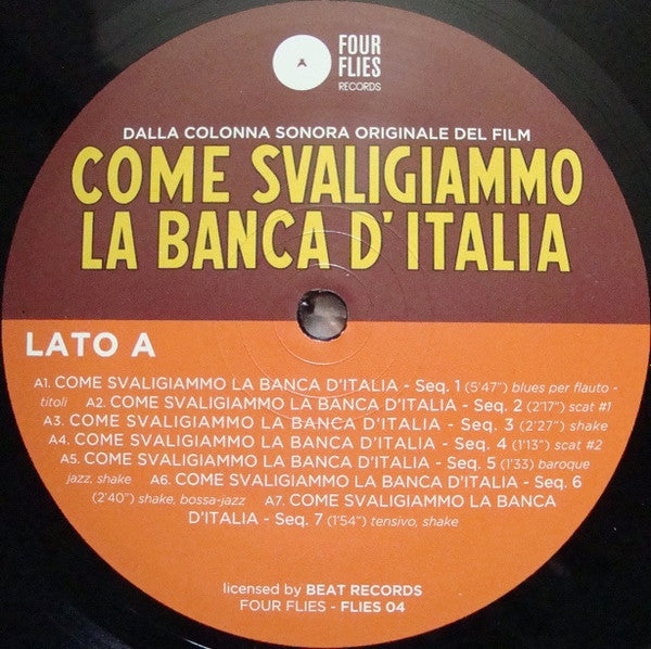 Lallo Gori, I Cantori Moderni di Alessandroni : Come Svaligiammo La Banca D'Italia (How We Robbed The Bank Of Italy) (LP, Album, Ltd, RM)