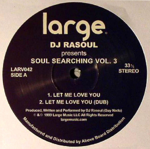 DJ Rasoul : Soul Searching Vol. 3  (12", RE)