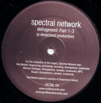 Spectral Network : Defragment: Part 1-3 (12", Ltd)