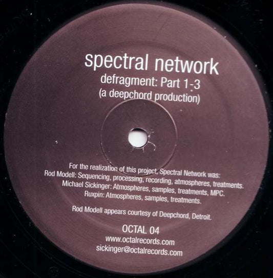 Spectral Network : Defragment: Part 1-3 (12", Ltd)