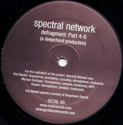 Spectral Network : Defragment: Part 4-6 (12", Ltd)