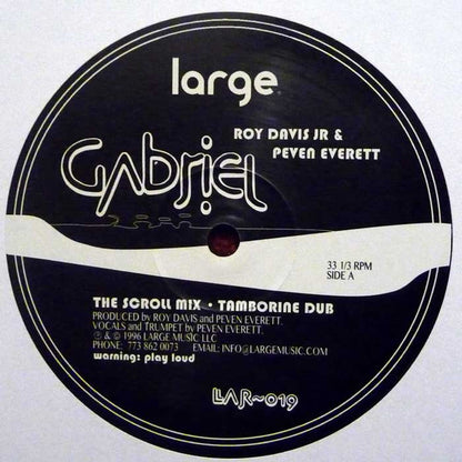 Roy Davis Jr* & Peven Everett : Gabriel (12", RE)