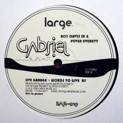 Roy Davis Jr* & Peven Everett : Gabriel (12", RE)