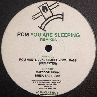 PQM* : You Are Sleeping Remixes (12", RE, RM)