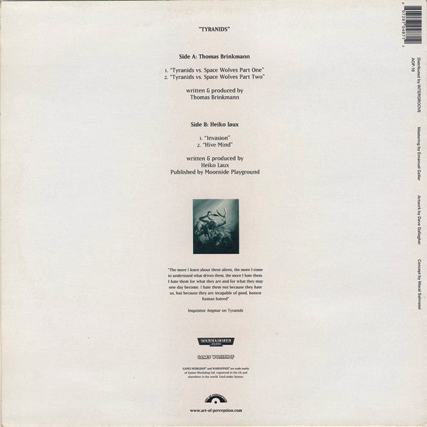 Thomas Brinkmann & Heiko Laux : Tyranids (12")