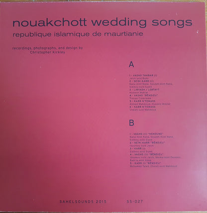 Various : Nouakchott Wedding Songs (LP, Album, Comp, Ltd)