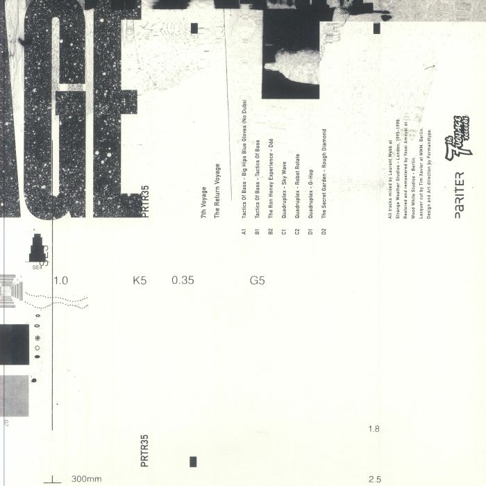 7th Voyage – The Return Voyage (2x12", Pariter, 2025) back cover