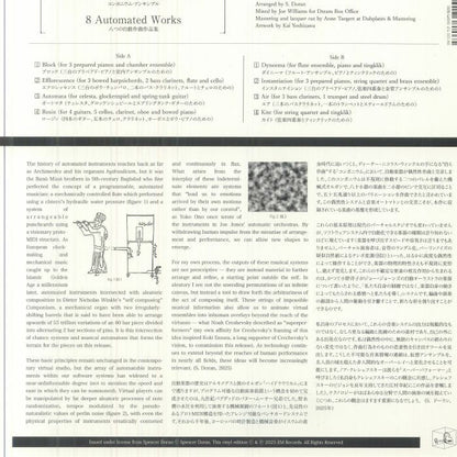 Componium Ensemble – 8 Automated Works (LP, EM Records, 2025) Back Cover