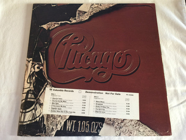 Chicago (2) : Chicago X (LP, Album, Promo, Gat)