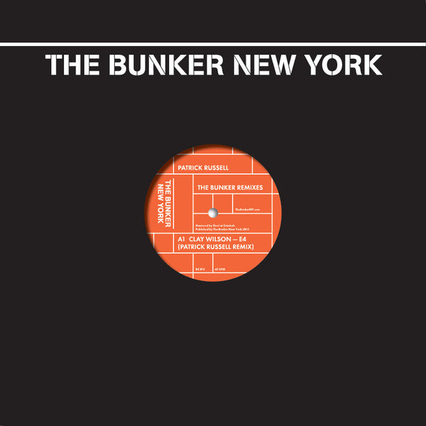 Patrick Russell : The Bunker Remixes (12", EP, Ltd, blu)