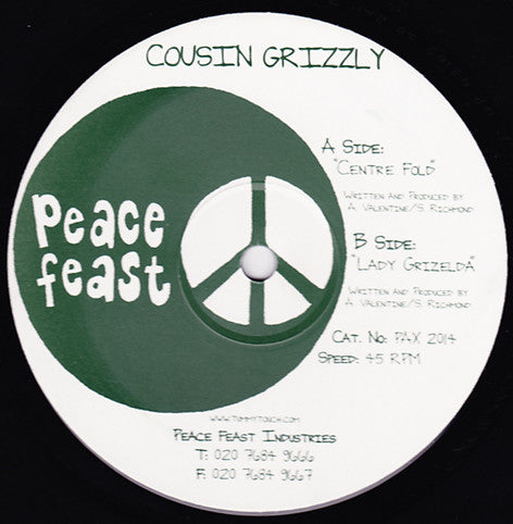 Cousin Grizzly : Centre Fold (12")