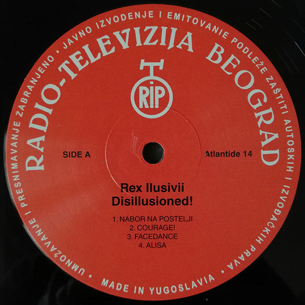 Rex Ilusivii – Disillusioned! (LP, Atlantide, 2016) Image 3