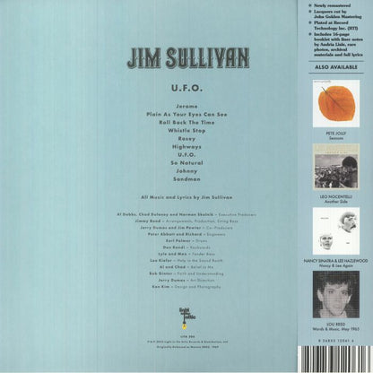 Jim Sullivan - U.F.O. (LP) (Blue Splatter)