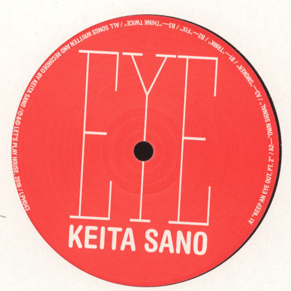 Keita Sano : EYE (12", MiniAlbum)