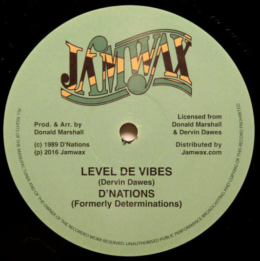 D'Nations : Level De Vibes (12", RE)