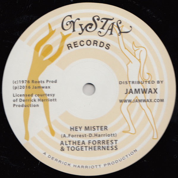 Althea Forrest & Togetherness (2) : Hey Mister (12", RE)