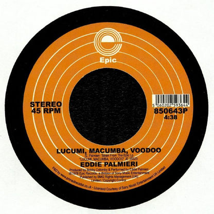 Eddie Palmieri – Spirit Of Love (7", Epic, 2019) Back Cover
