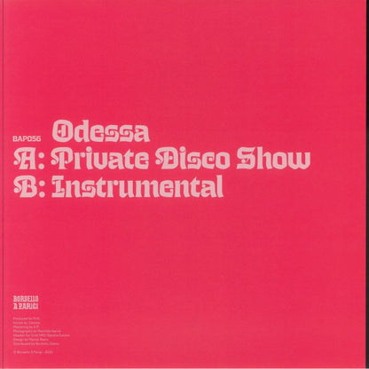 Odessa - Private Disco Show   (12")