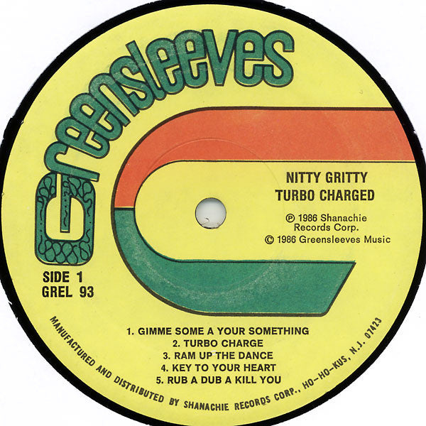 Nitty Gritty : Turbo Charged (LP, Album)